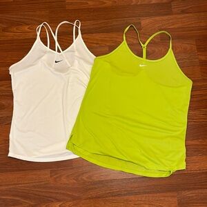NWOT Nike dri fit tanks size large sold as set